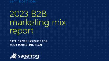 B2B MARKETING MIX REPORT 2023